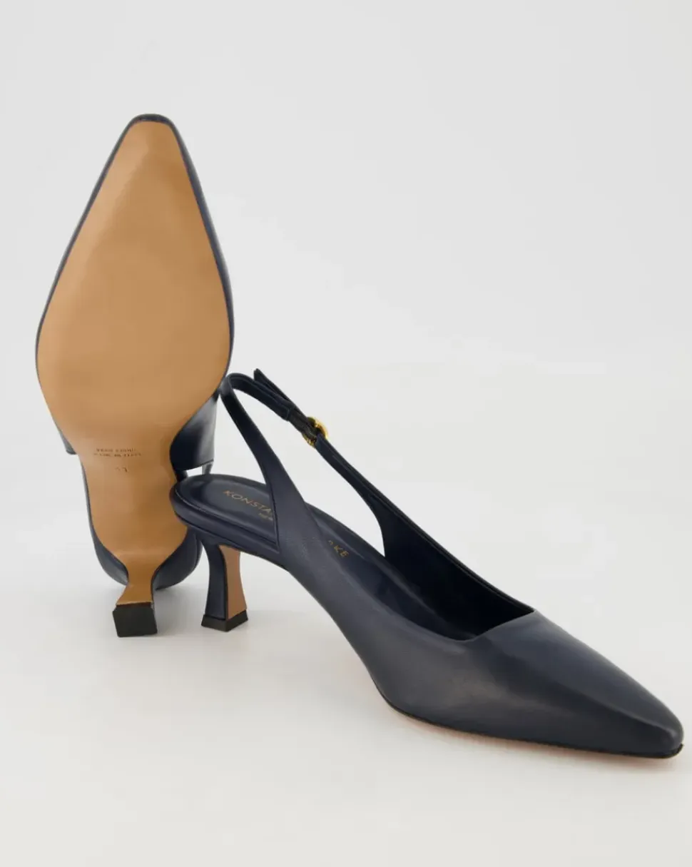 07023 Slingpumps in Blau