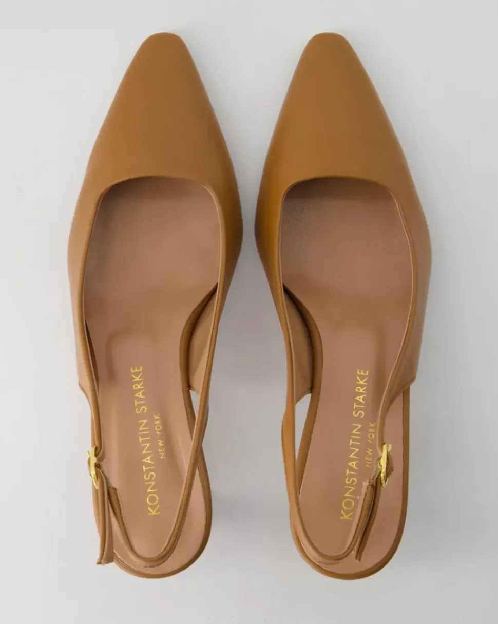 7023-330 Slingpumps in Braun