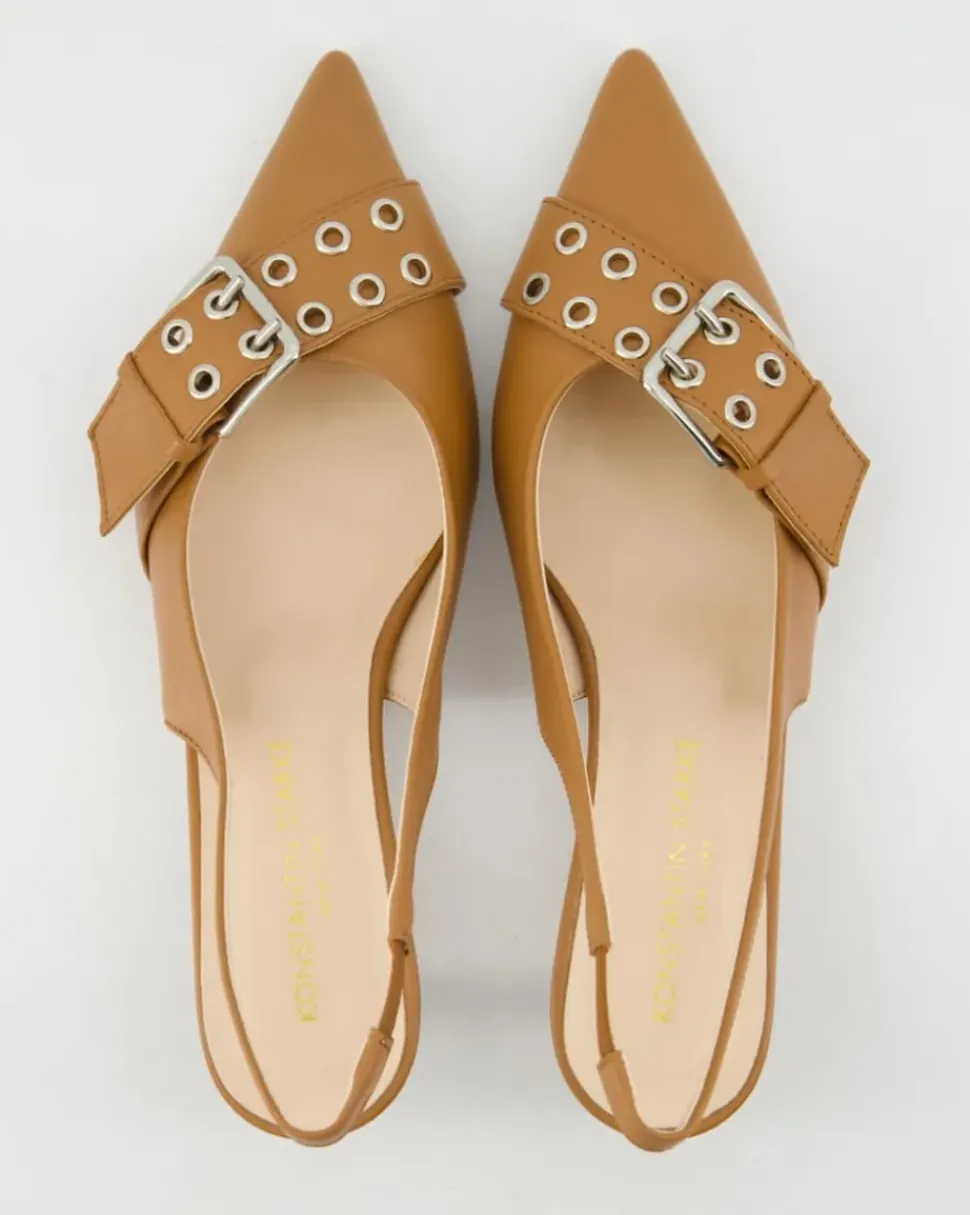 657-400/580 Slingpumps in Braun