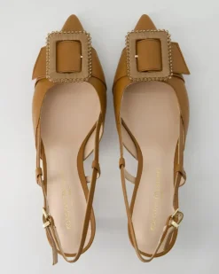 5580 Slingpumps in Braun