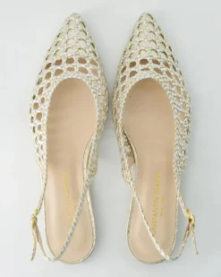 1969-775 Slingpumps in Gold