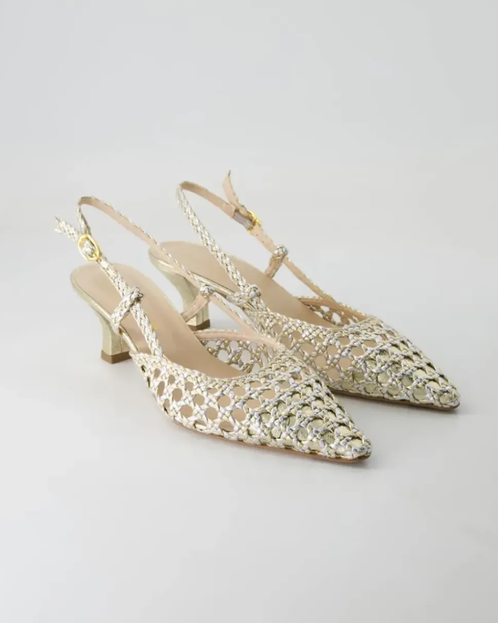 1641-775 Slingpumps in Gold