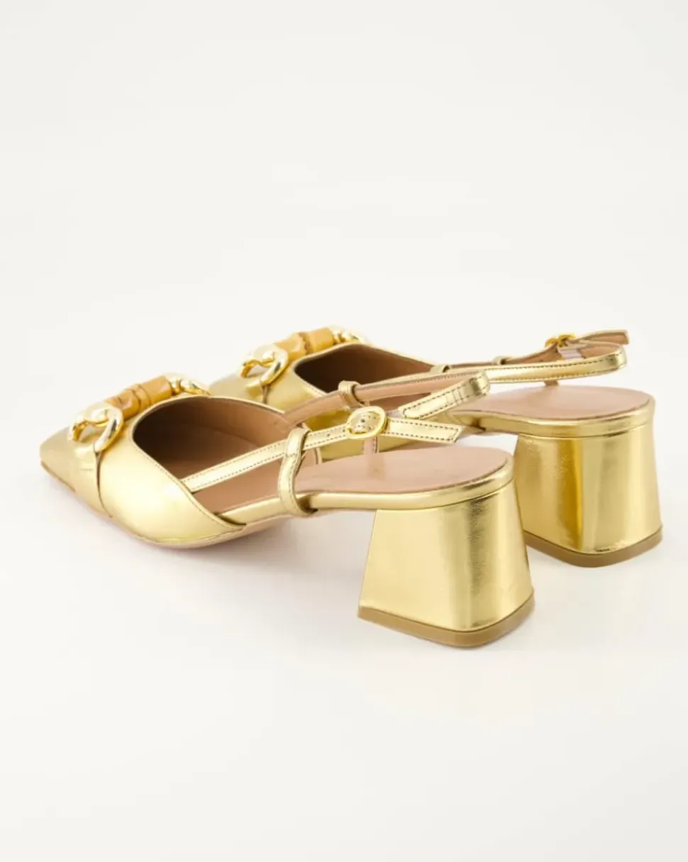 1512 Slingpumps in Gold