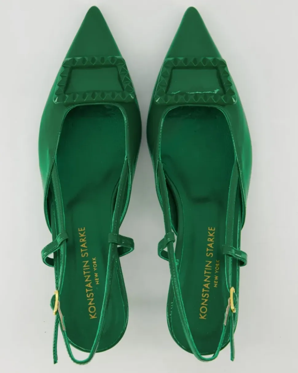 0535 Slingpumps in Grün