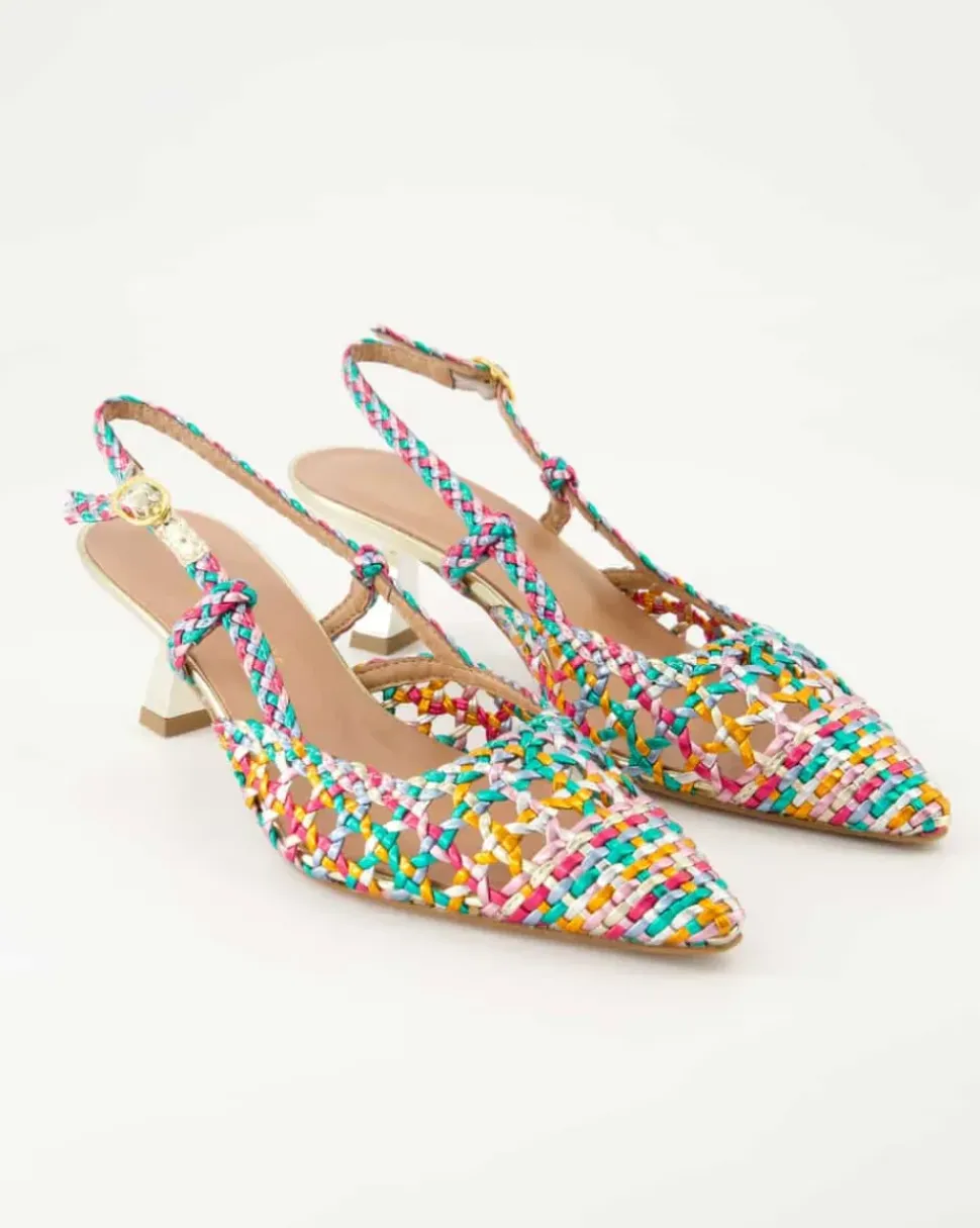 1616 Slingpumps in Mehrfarbig