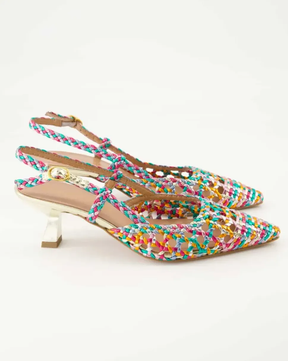 1616 Slingpumps in Mehrfarbig
