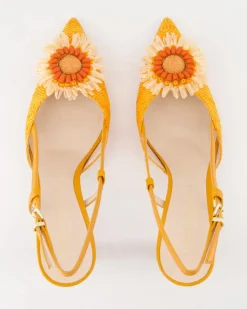1980 Slingpumps in Orange