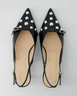 574-102 Slingpumps in Schwarz