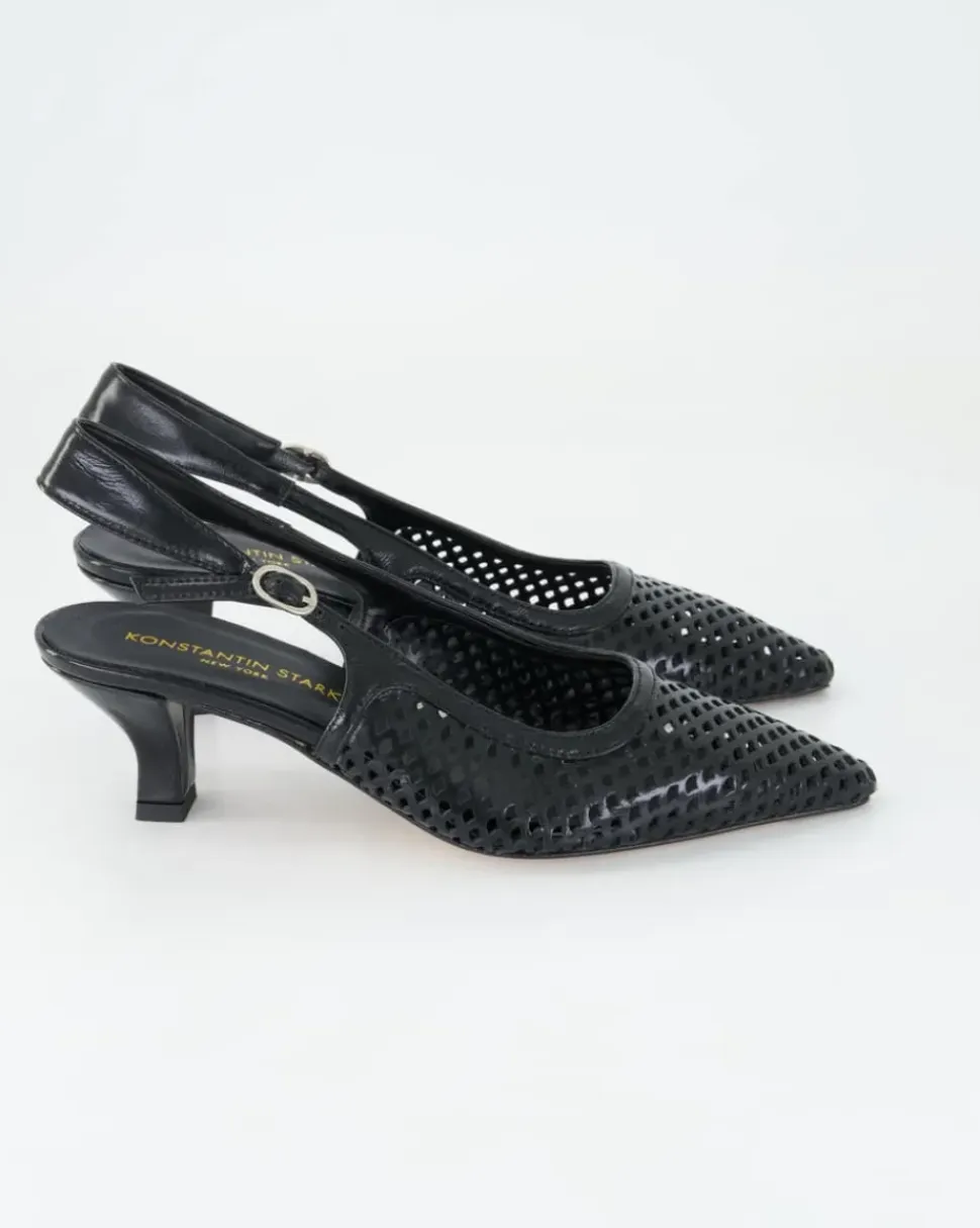 01645-102 Slingpumps in Schwarz