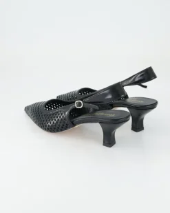 01645-102 Slingpumps in Schwarz