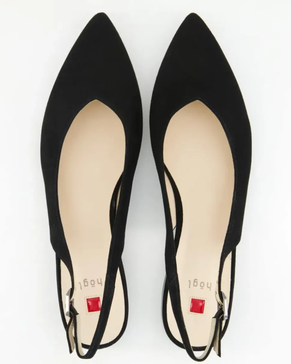 100112-0100 Slingpumps in Schwarz