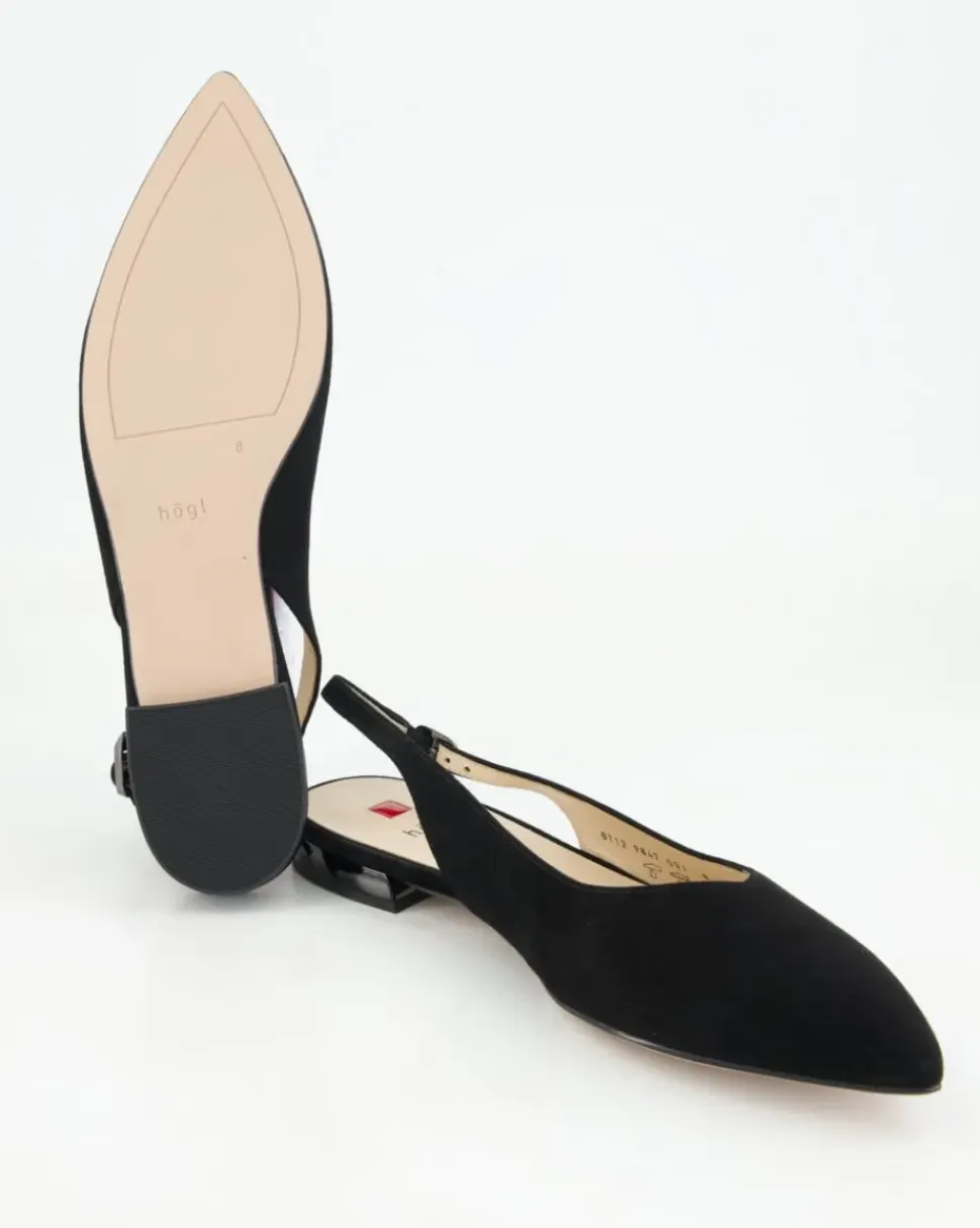 100112-0100 Slingpumps in Schwarz