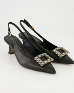 0440 Slingpumps in Schwarz