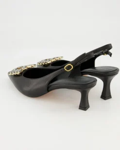 0440 Slingpumps in Schwarz