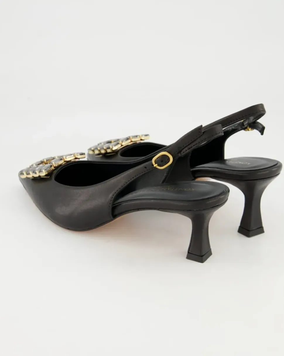 0440 Slingpumps in Schwarz
