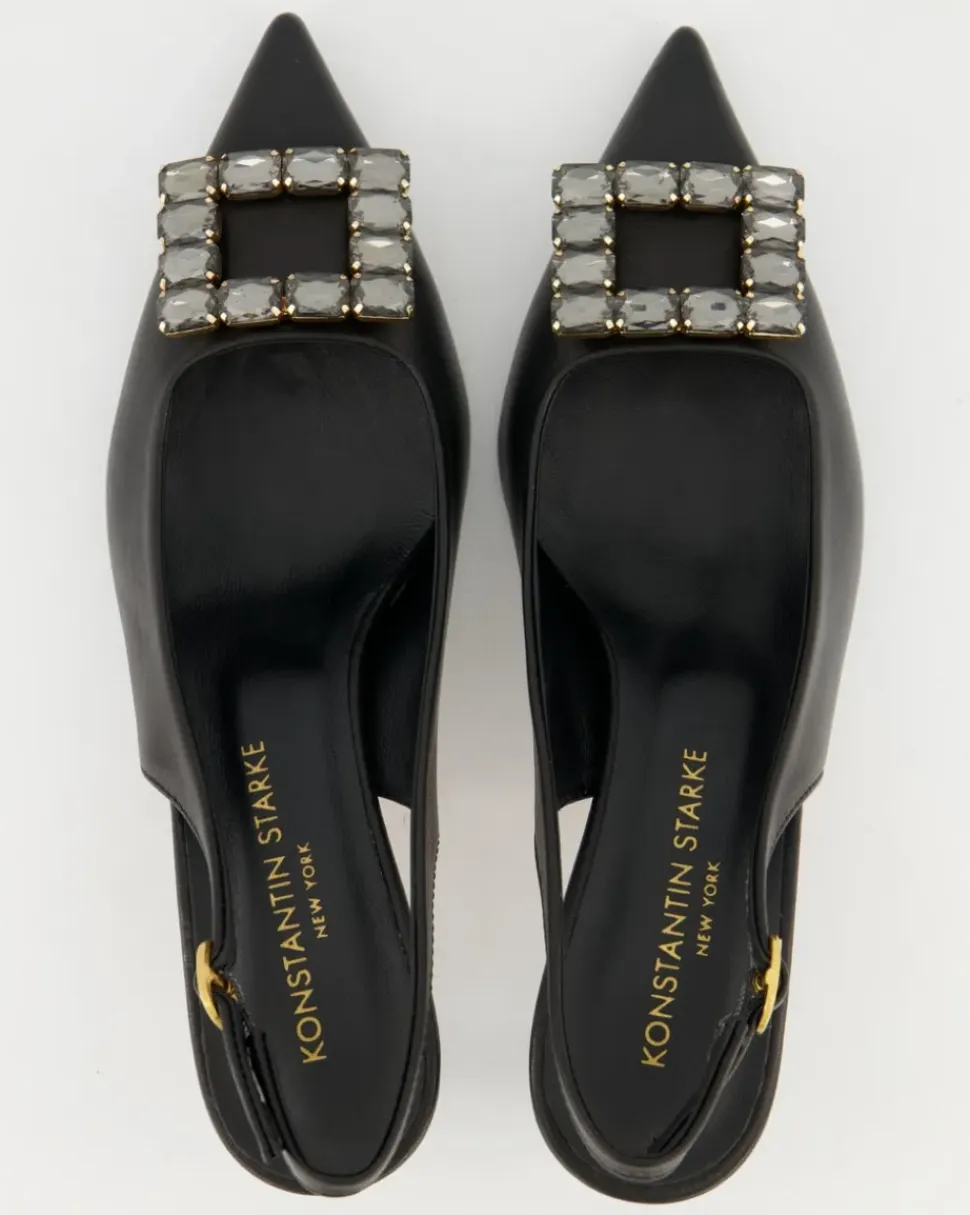 0440 Slingpumps in Schwarz