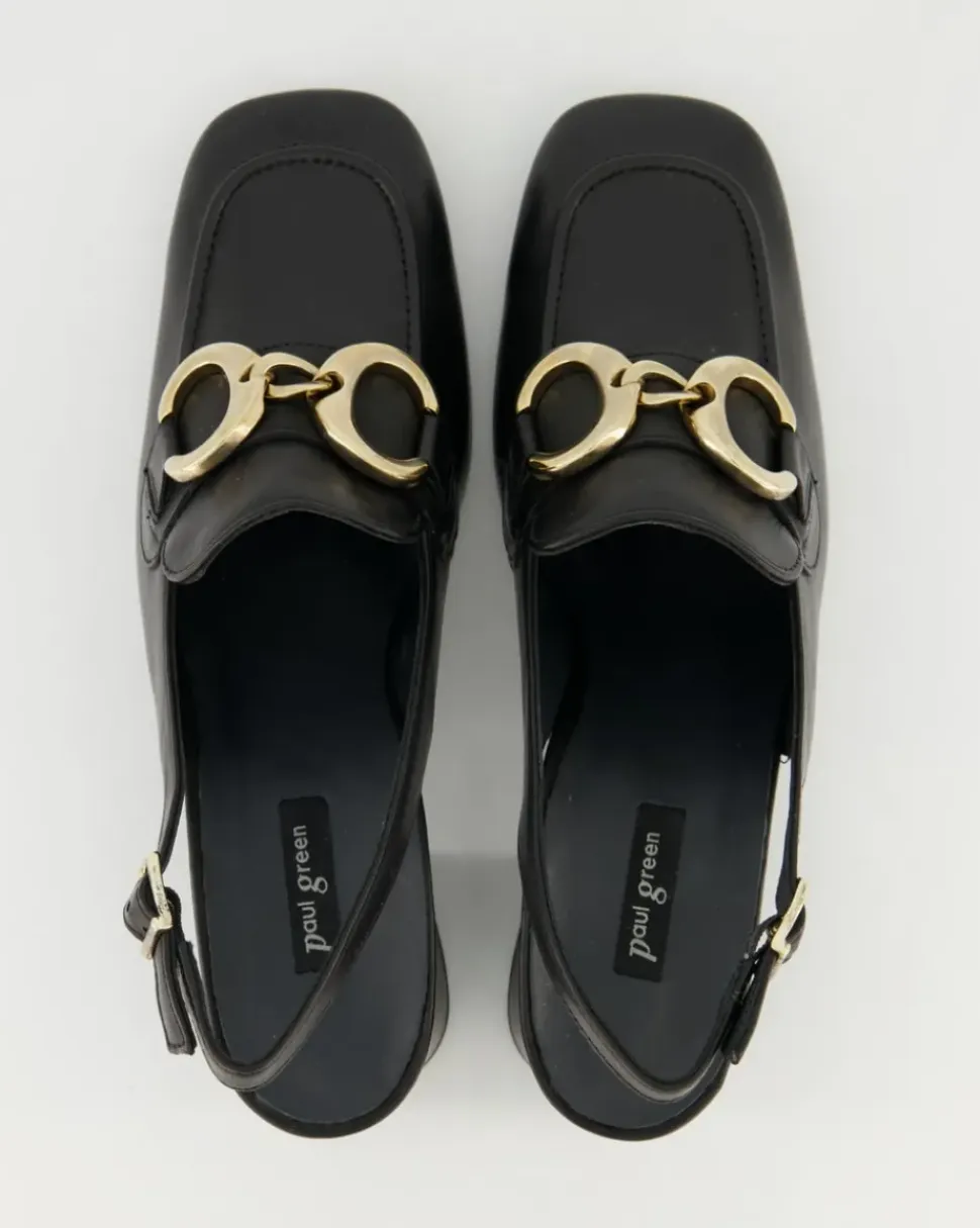 7998-003 Slingpumps in Schwarz