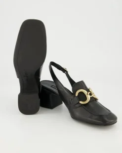 7998-003 Slingpumps in Schwarz