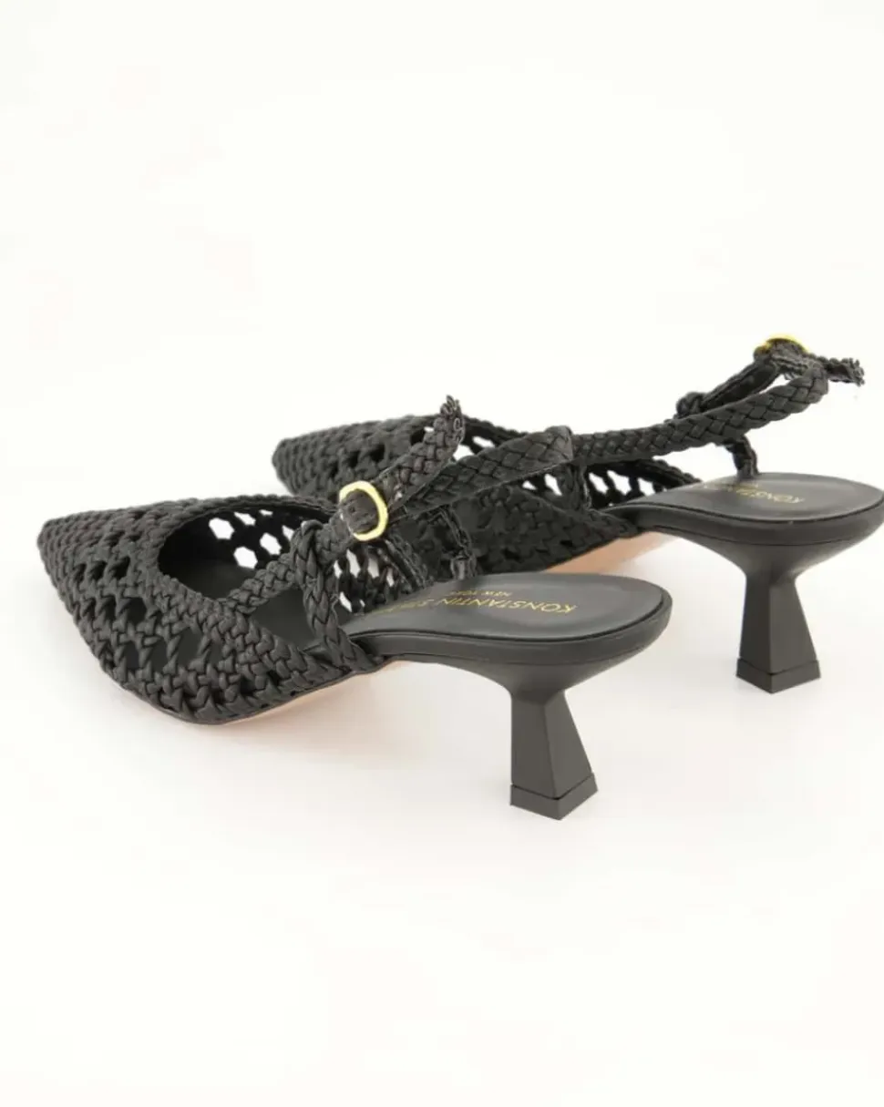 1616 Slingpumps in Schwarz
