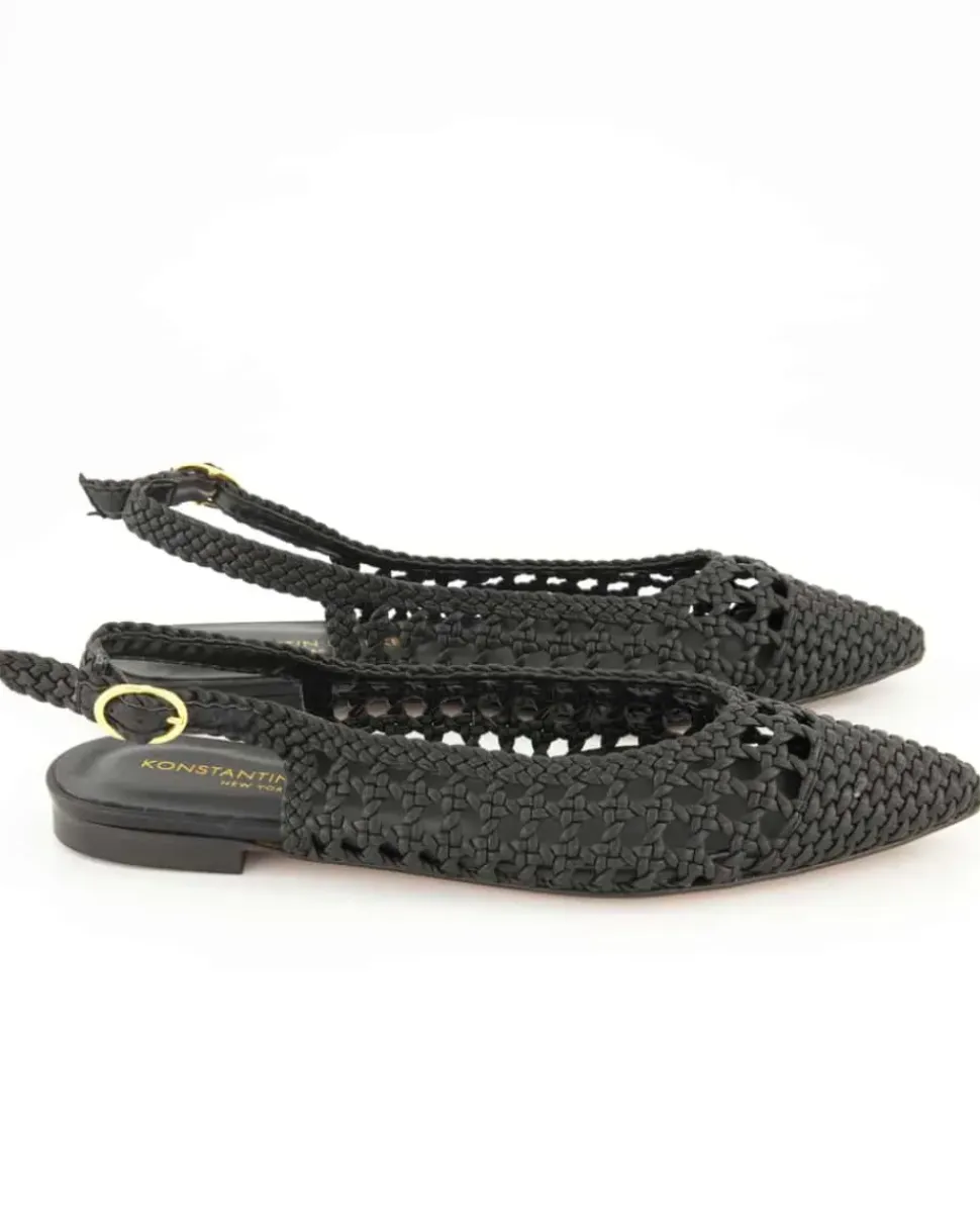 1969-105 Slingpumps in Schwarz