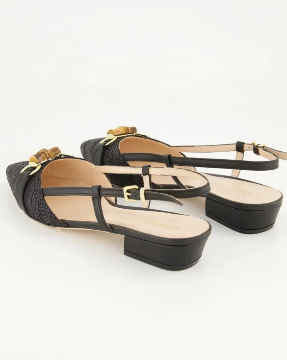 215 Slingpumps in Schwarz