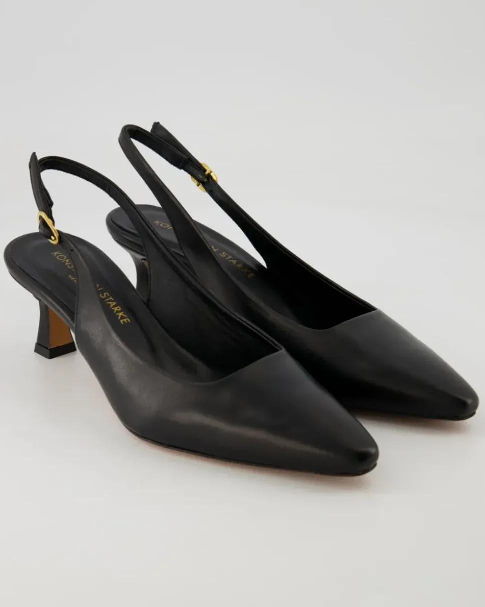 7023-100 Slingpumps in Schwarz