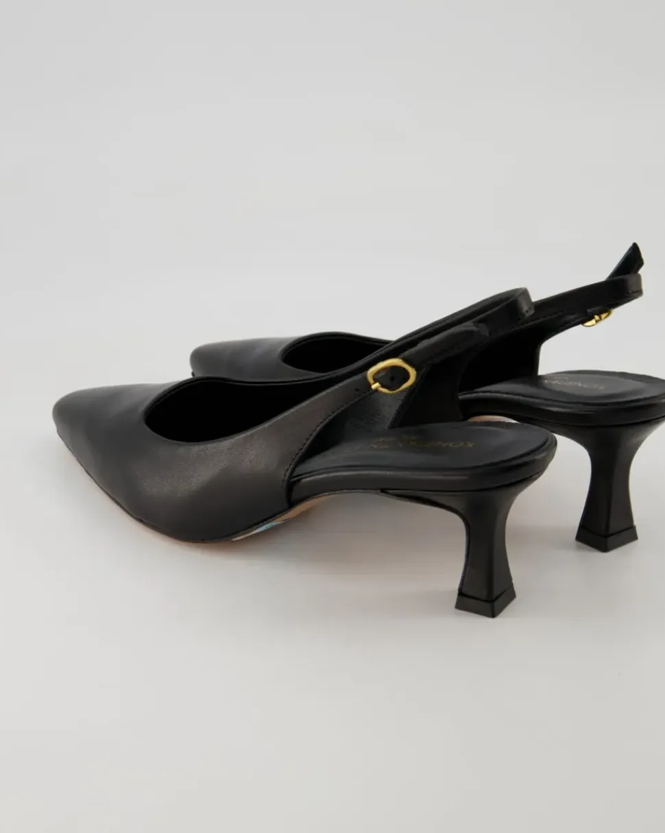 7023-100 Slingpumps in Schwarz