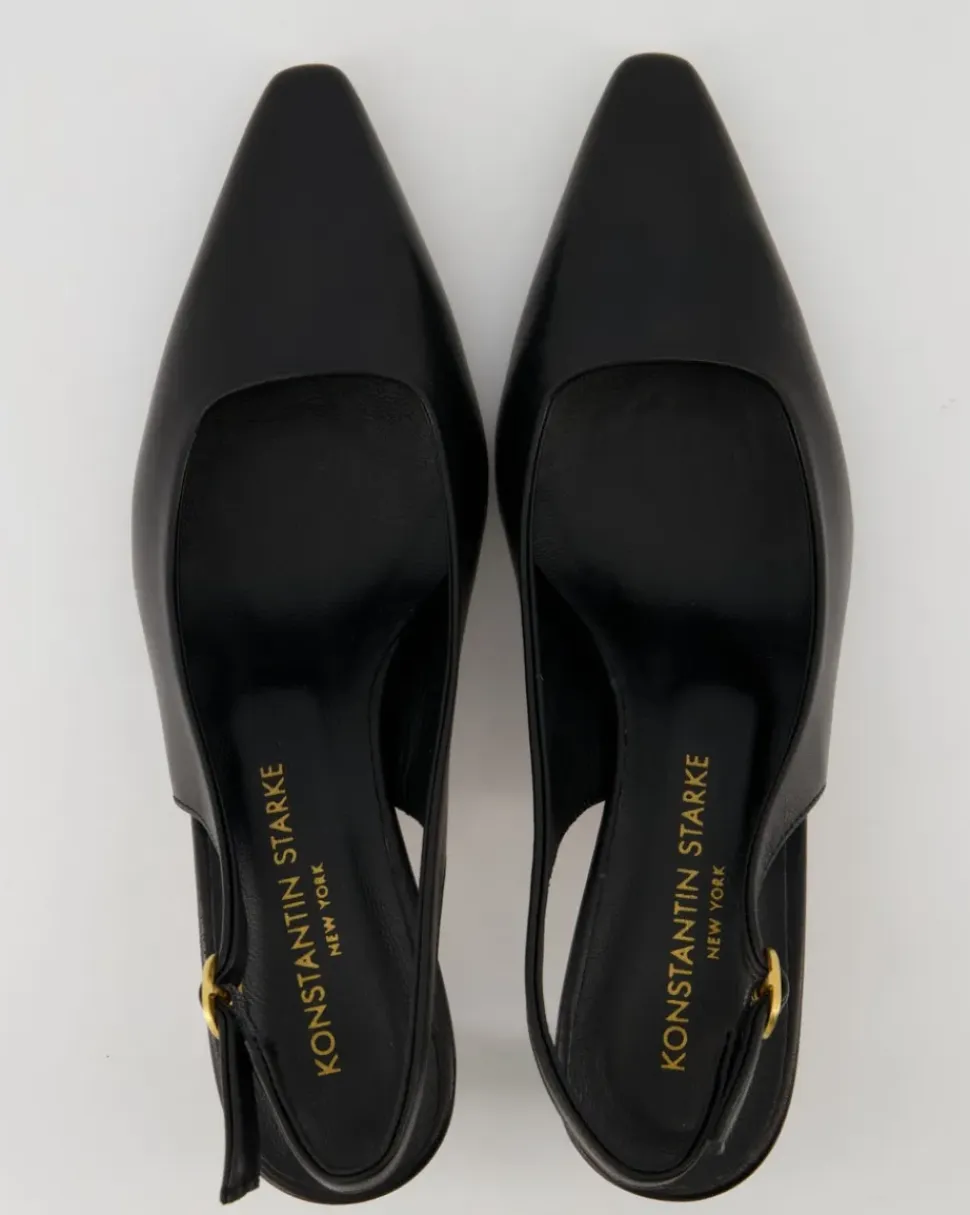 7023-100 Slingpumps in Schwarz