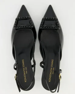 0535 Slingpumps in Schwarz