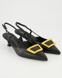 0536 Slingpumps in Schwarz