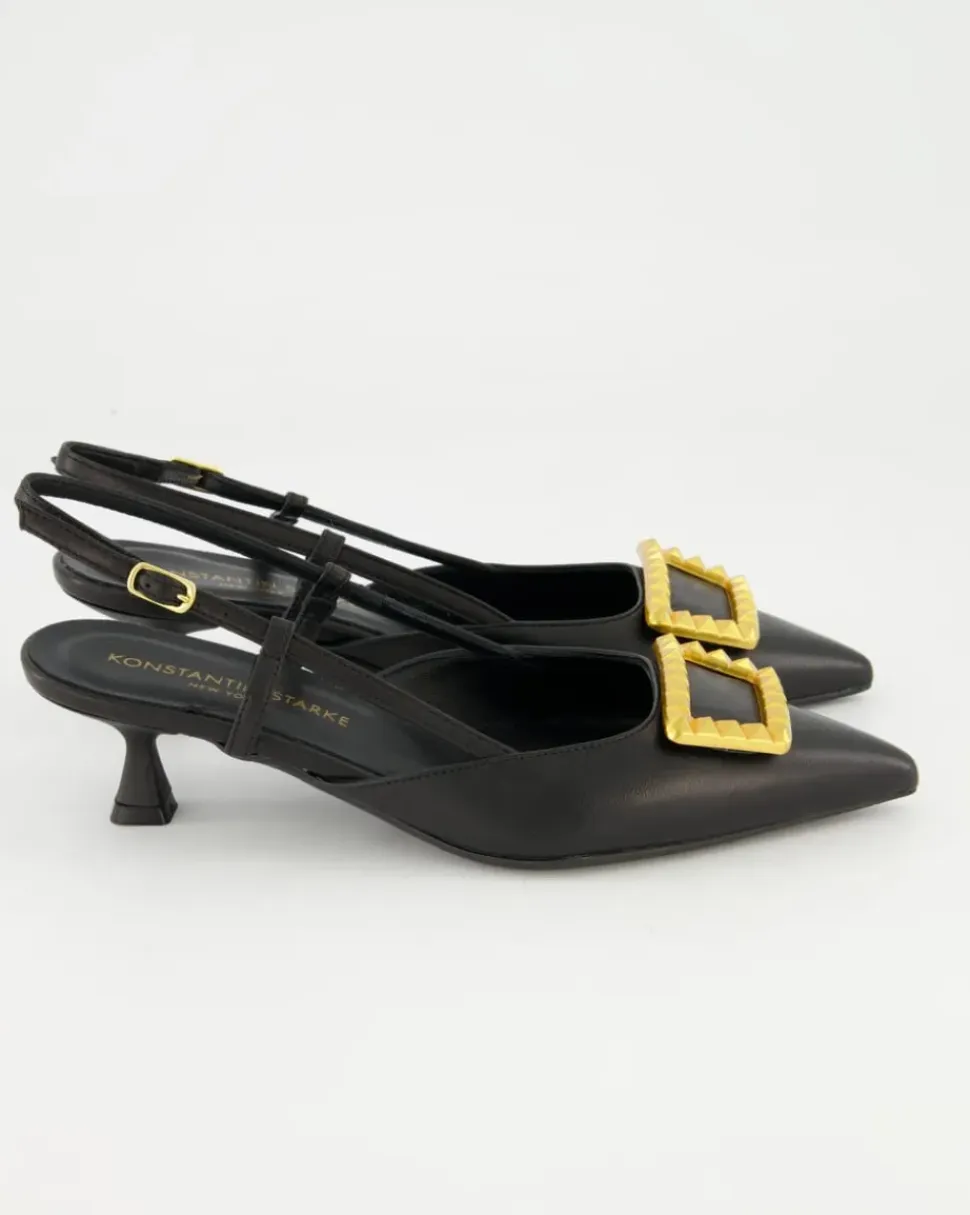 0536 Slingpumps in Schwarz