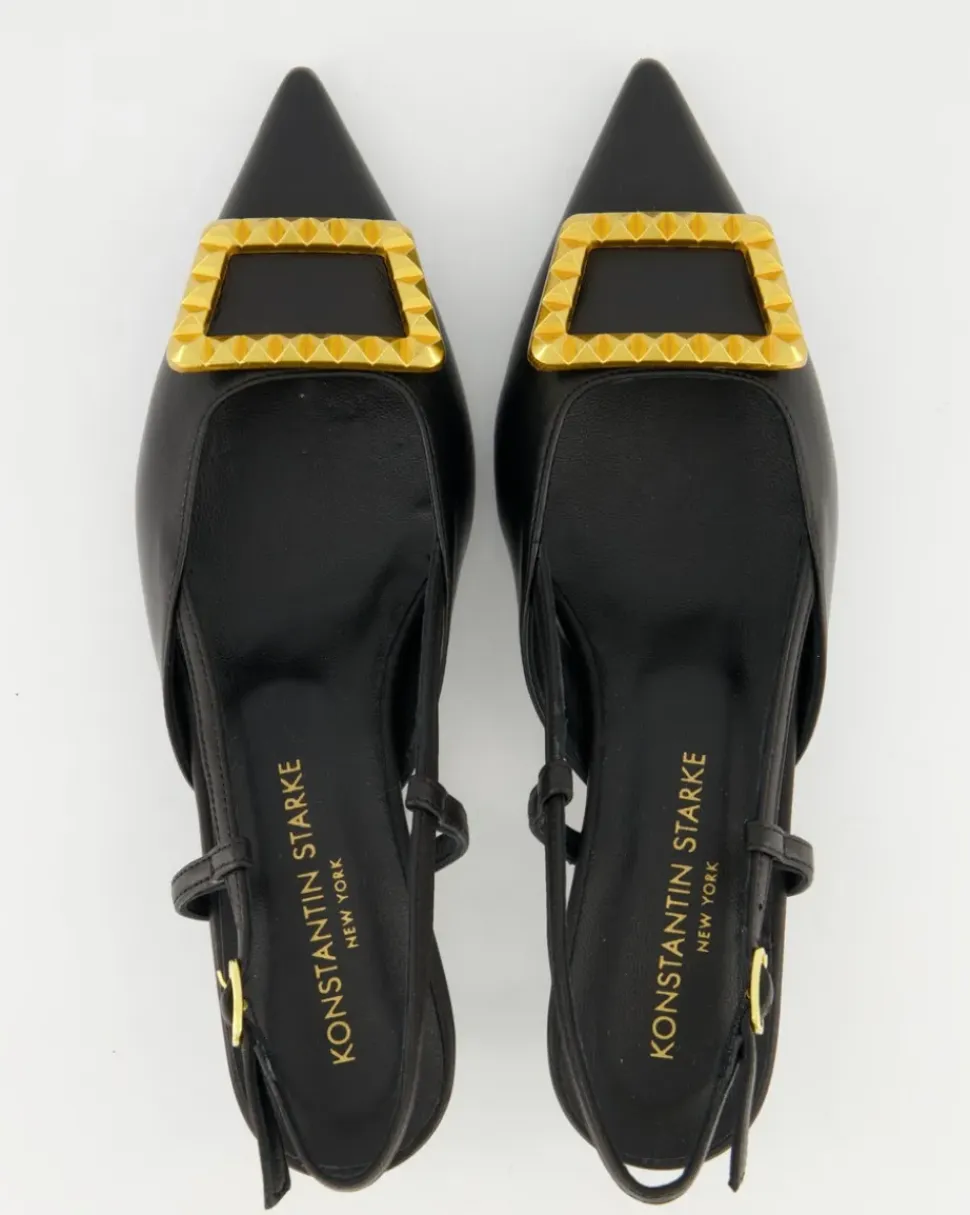 0536 Slingpumps in Schwarz