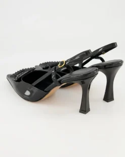 0633 Slingpumps in Schwarz