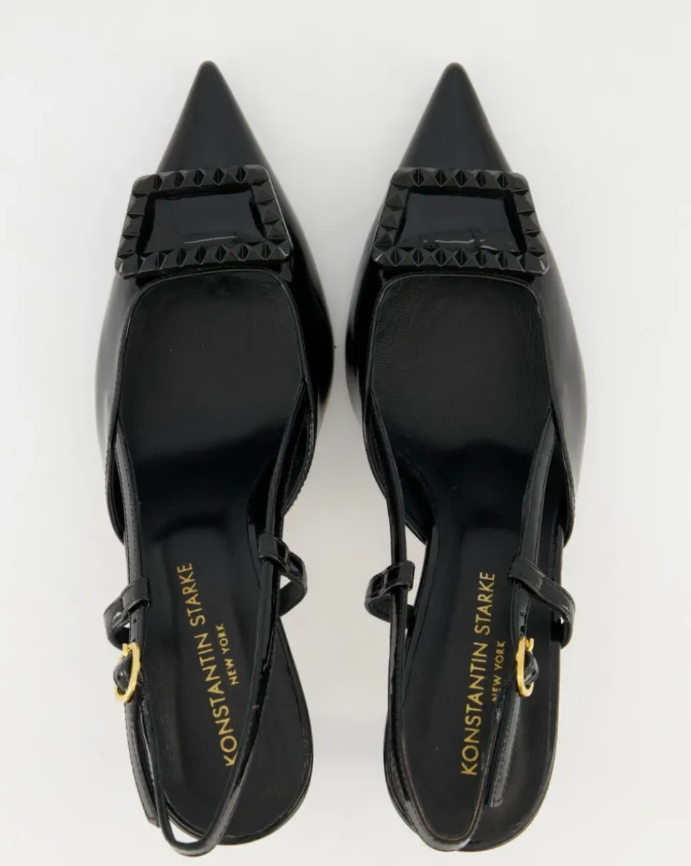0633 Slingpumps in Schwarz