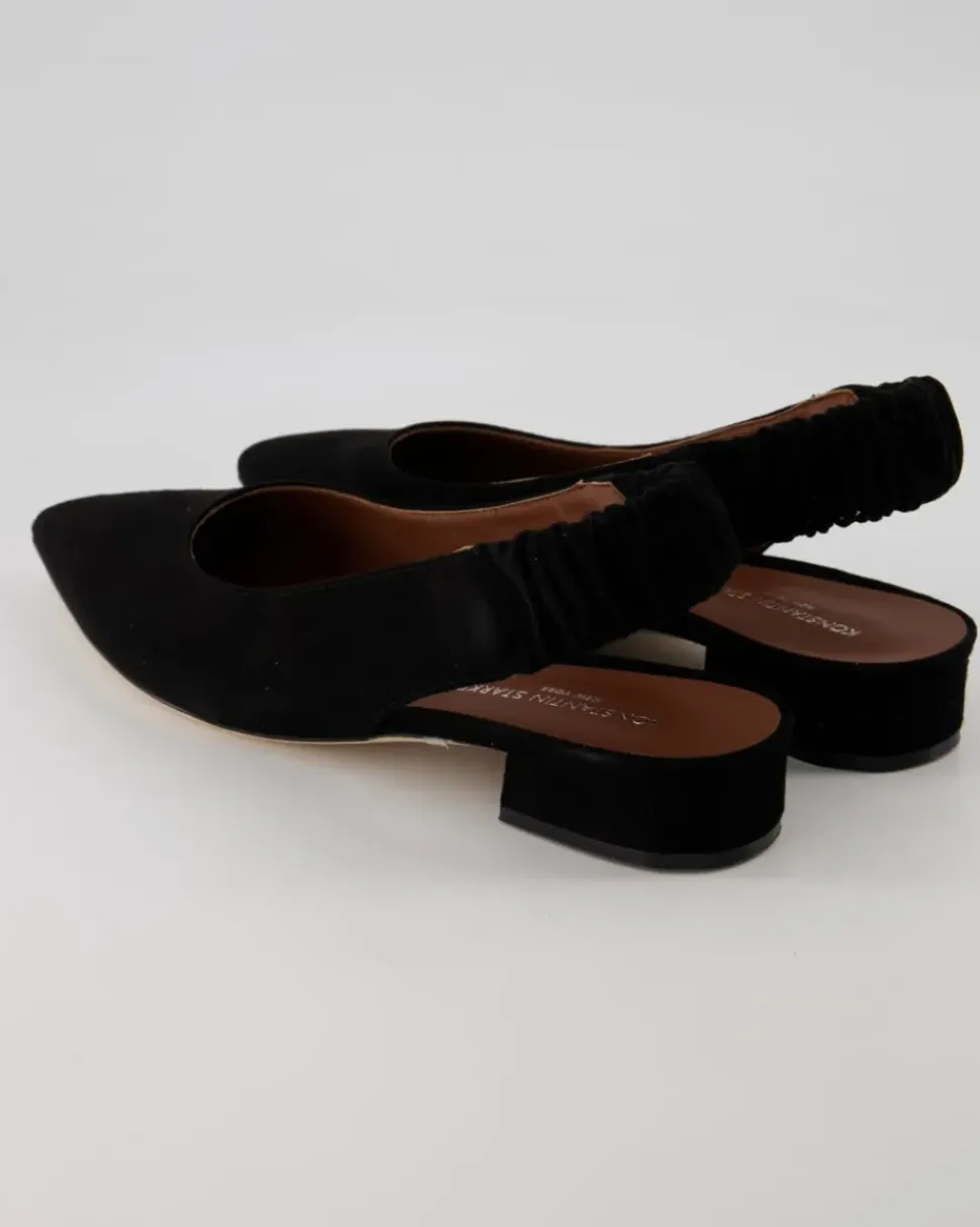123 Slingpumps in Schwarz