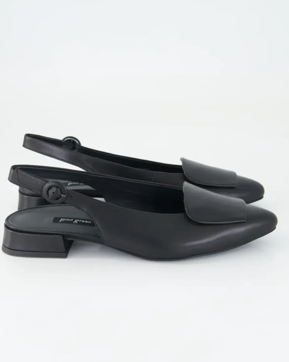6090 Slingpumps in Schwarz