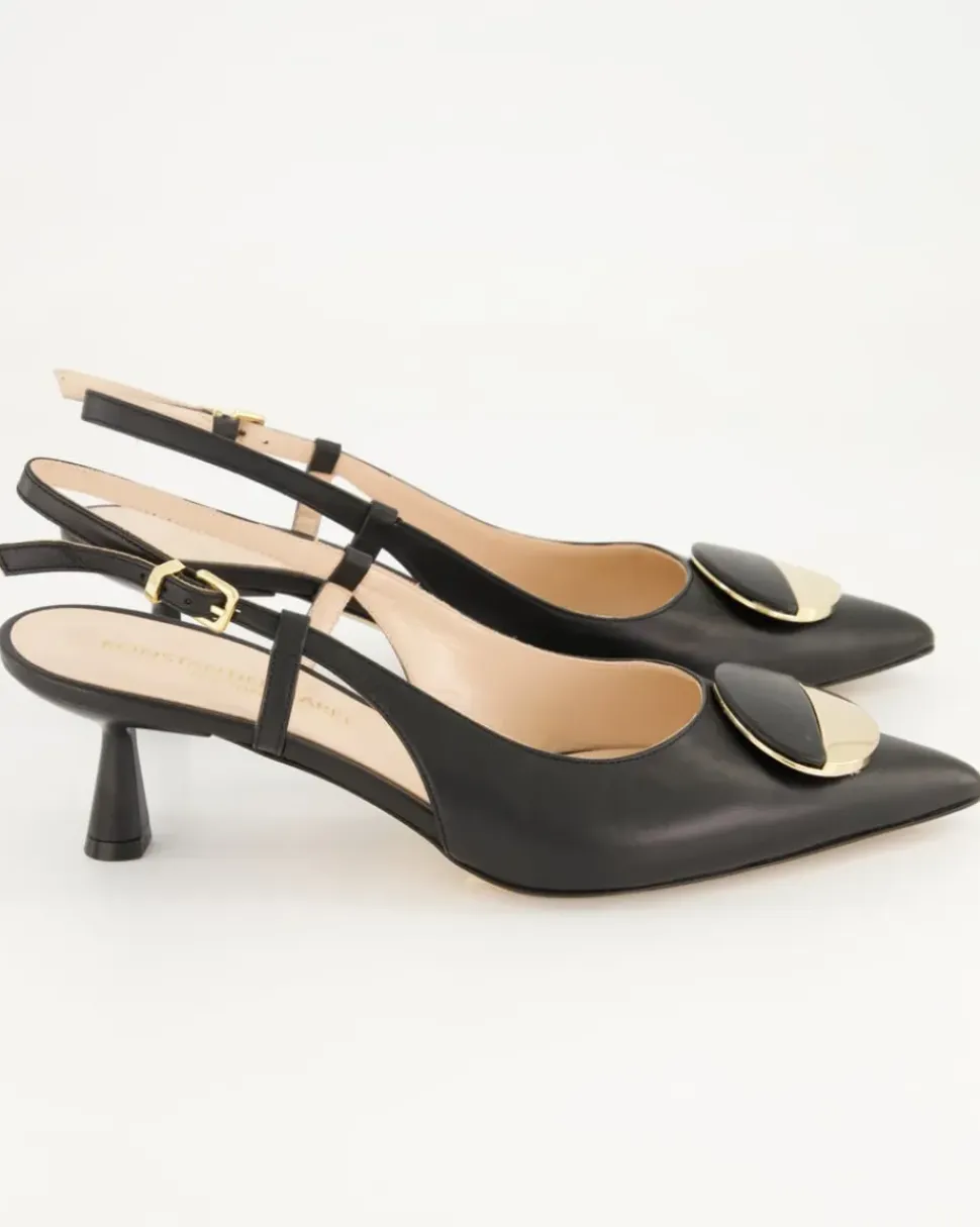 5553 Slingpumps in Schwarz