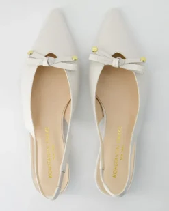 1080-202 Slingpumps in Weiß