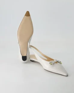 1080-202 Slingpumps in Weiß