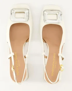 1520 Slingpumps in Weiß