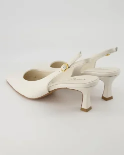 7023-200 Slingpumps in Weiß