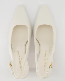 7023-200 Slingpumps in Weiß