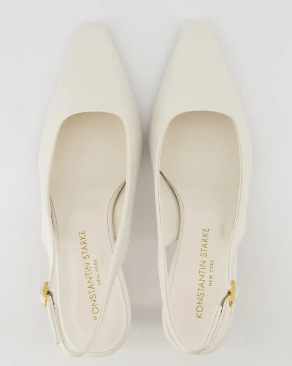 7023-200 Slingpumps in Weiß
