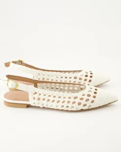 1969 Slingpumps in Weiß
