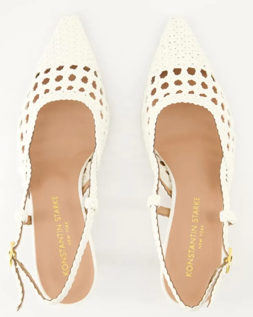 1616 Slingpumps in Weiß