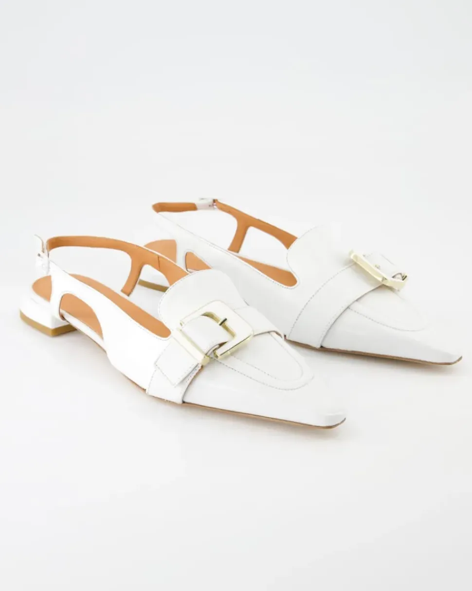 3355 Slingpumps in Weiß