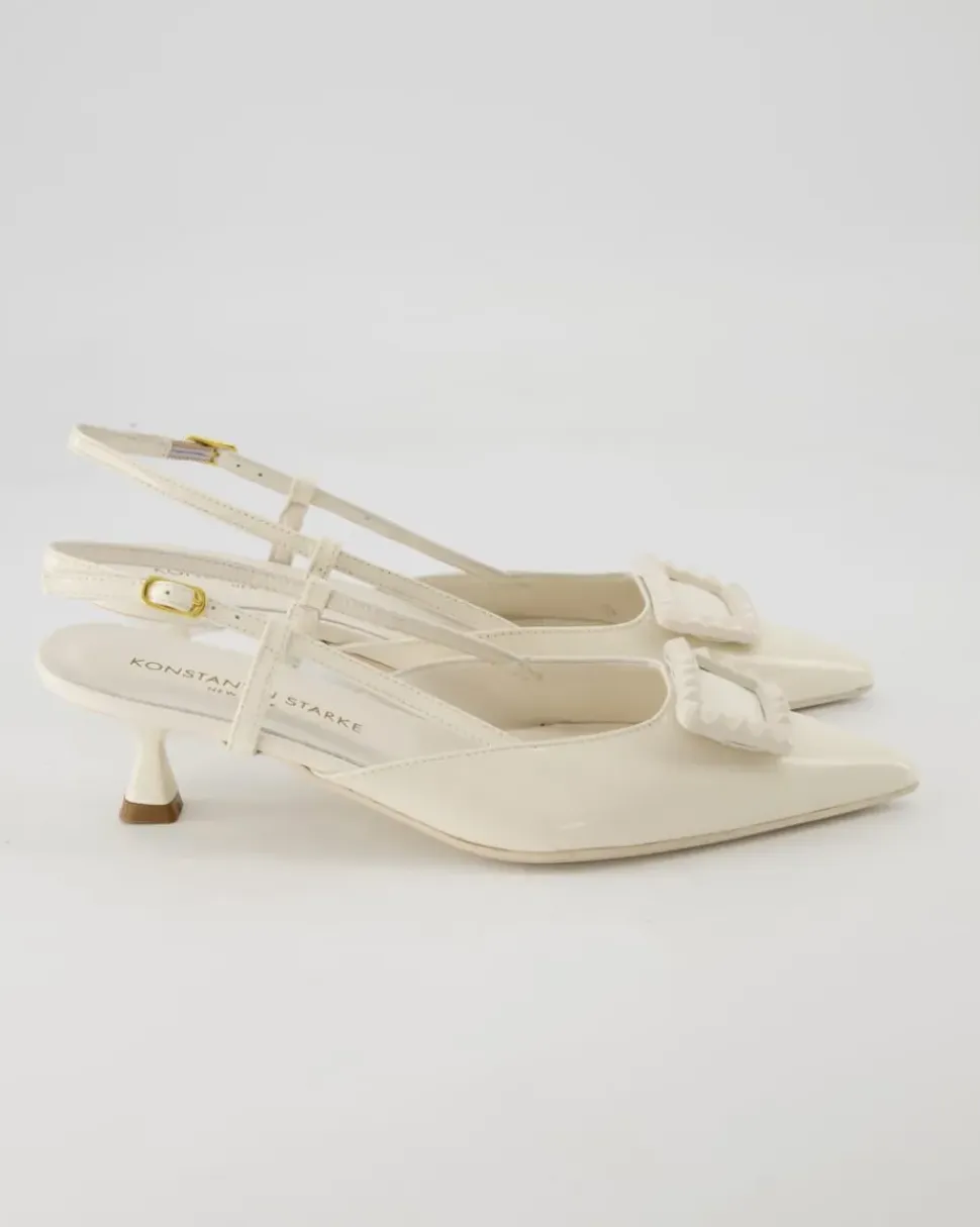 0535 Slingpumps in Weiß