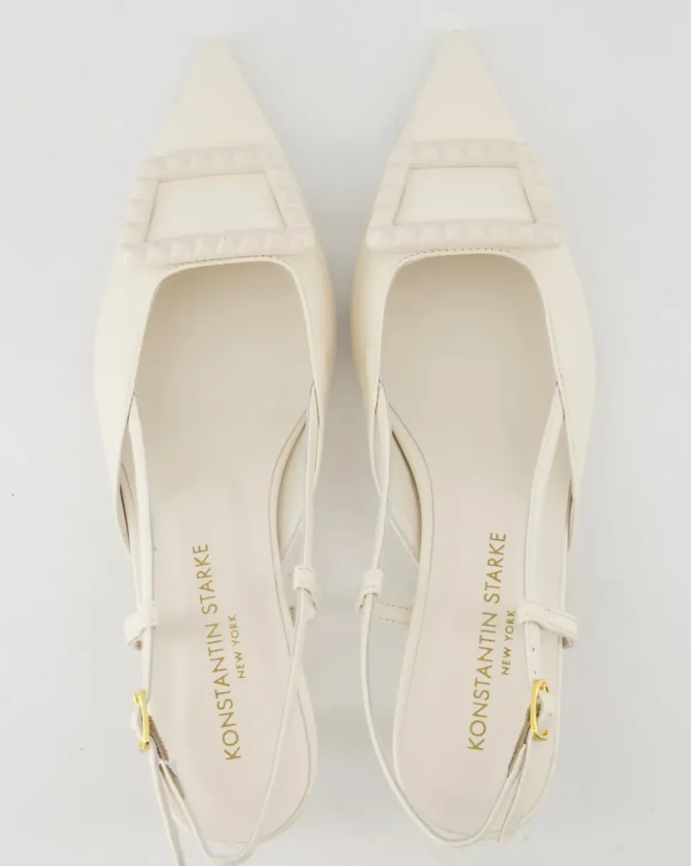 0535 Slingpumps in Weiß
