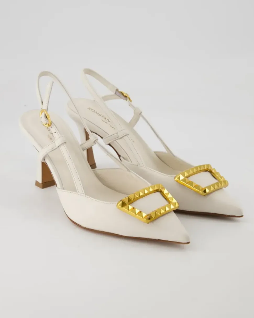 0634 Slingpumps in Weiß