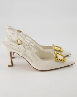 0634 Slingpumps in Weiß
